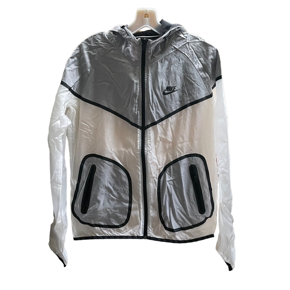 EUC Nike Transparent Nylon Windrunner‎ Large